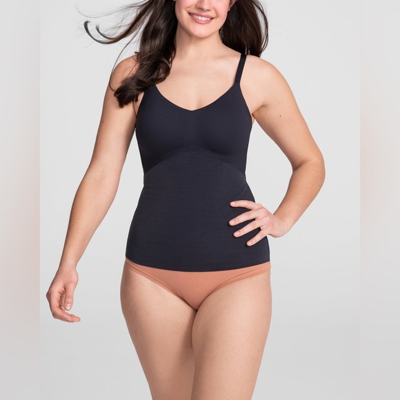 Honeylove Other - Honeylove LiftWear Cami Built-In Bra Vamp Black Adjustable Straps Womens Size 1X